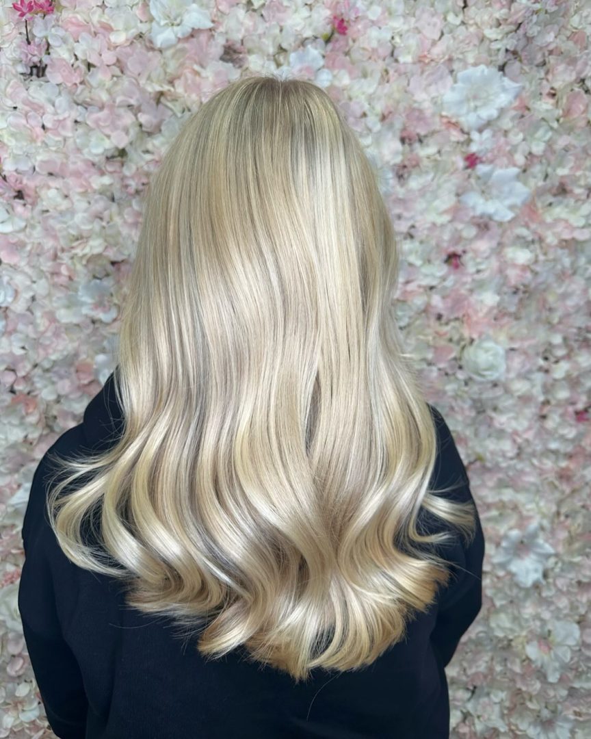 Hair after a hair makeover by a Medlocks Hair Stylist in Wakefield