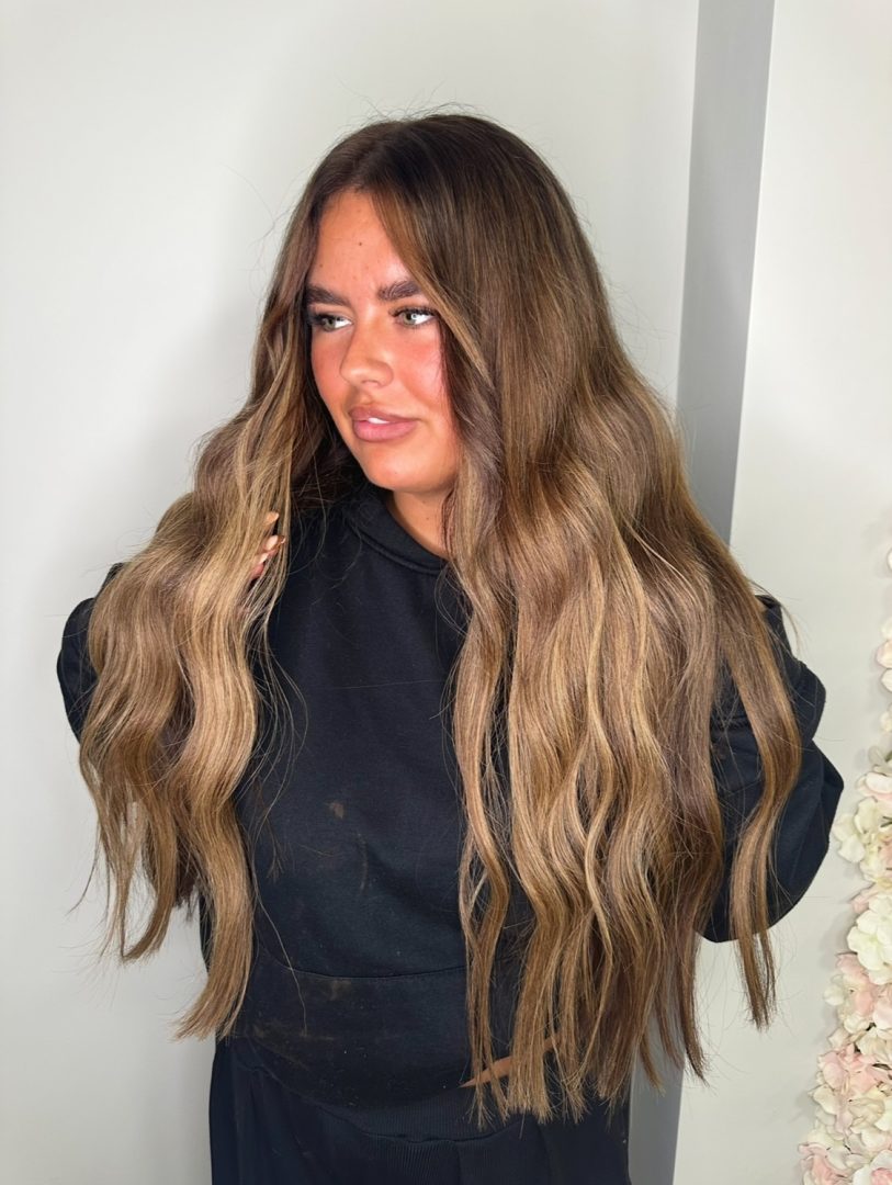 Healthy Hair after hairdressing appointment with a wakefield hairdresser at medlocks