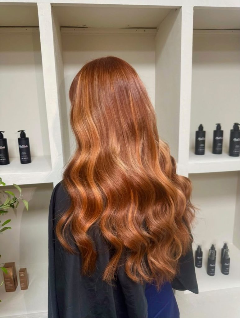 gorgeous hair colour in our hairdressers salon in wakefield